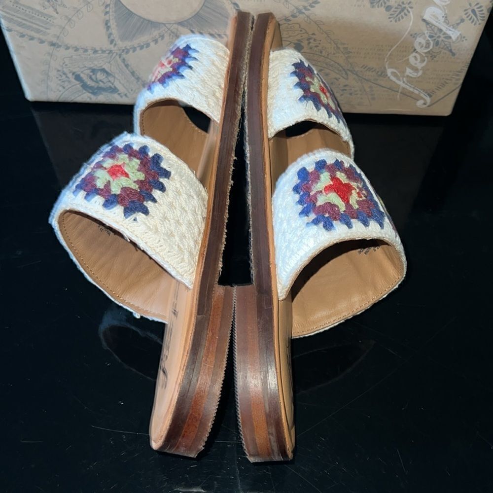 NWT Free People crochet sandals 37.5 - Picture 9 of 12